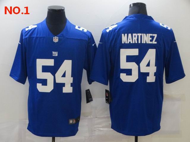  Men's New York Giants #54 Blake Martinez Jersey NO.1;
